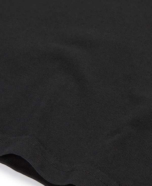Lightweight T-Shirt - Solid Black - Image 3